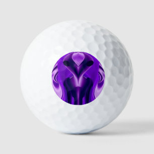 3D Purple Rainbow Dreams , Alien Golf Balls