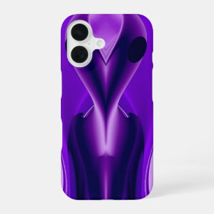 3D Purple Rainbow Dreams , Alien iPhone 16 Case
