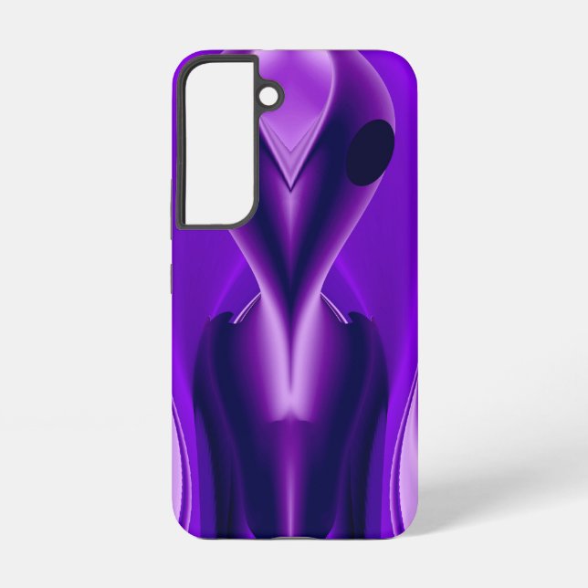 3D Purple Rainbow Dreams , Alien Samsung Galaxy S22 Case (Back)