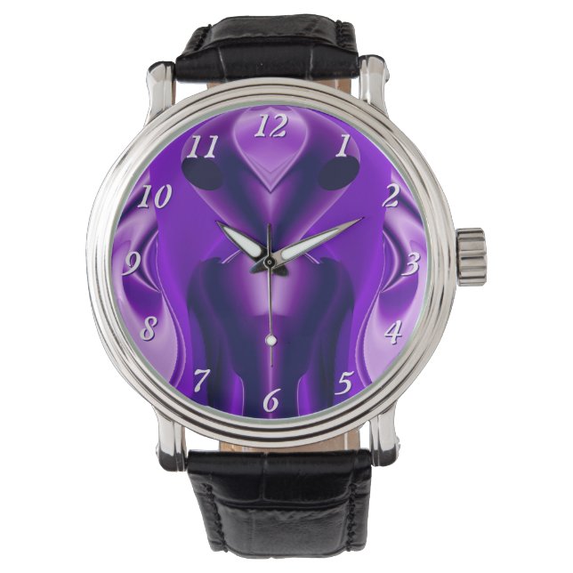 3D Purple Rainbow Dreams , Alien Watch (Front)