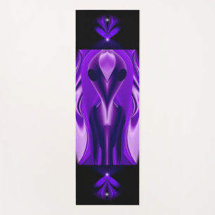 3D Purple Rainbow Dreams , Alien Yoga Mat