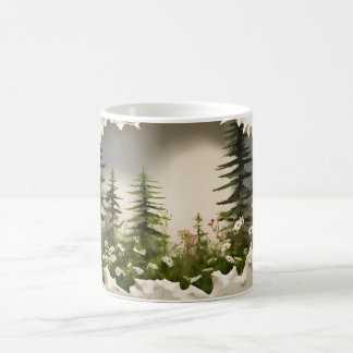 3D Redwood Forest Mug Wrap Sublimation
