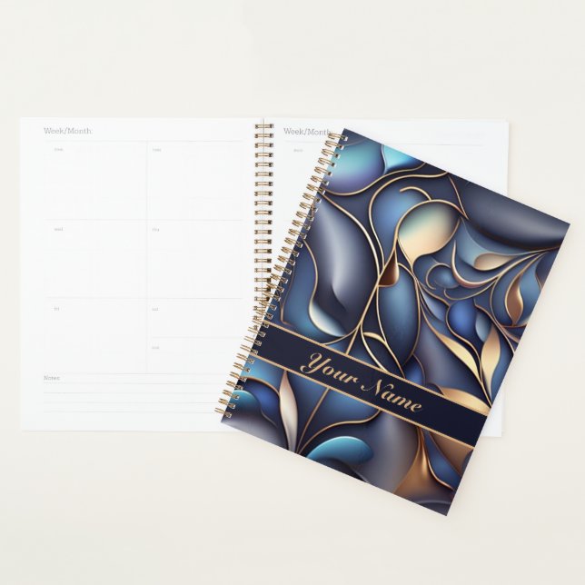 3D Refueling pattern blue gold Planner (Display)