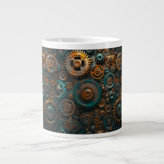 3D Retro Watch Sprockets Jumbo Coffee MUG