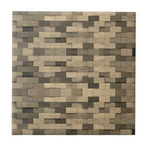 3D sand colours bricks Ceramic Tile