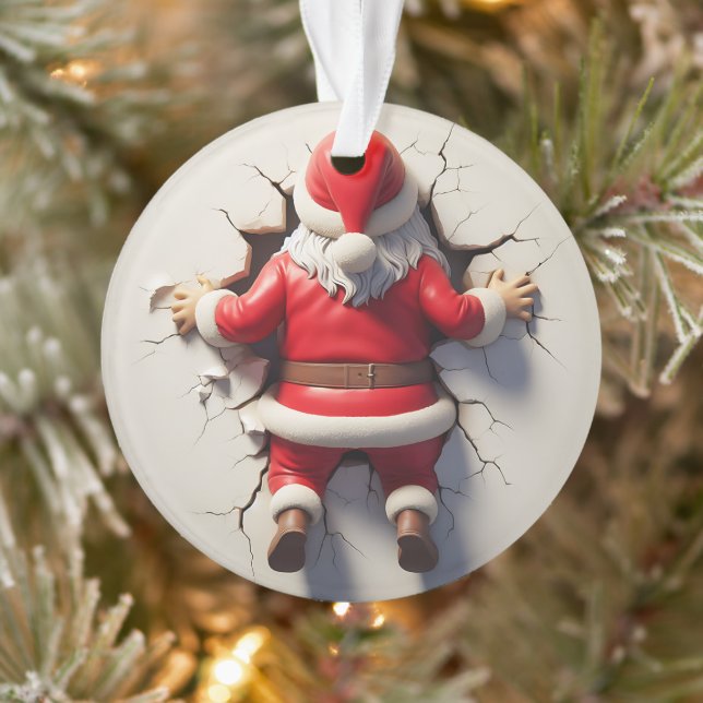 3d Santa Clause Ornament (Tree)