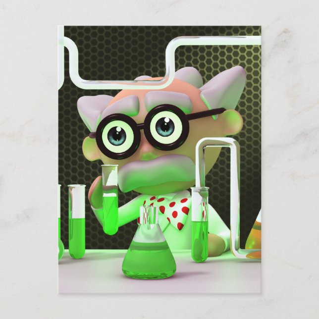 3d-scientist-lab postcard (Front)