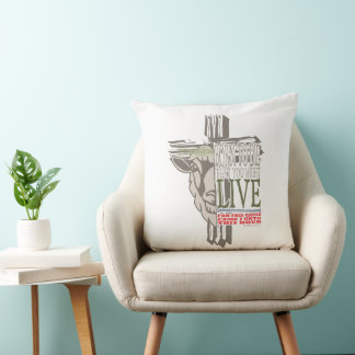 3D Shadow Cross Sacrificial Lamb Born To Die Cushion