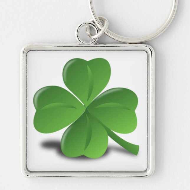 3D Shamrock/Clover Key Ring (Front)