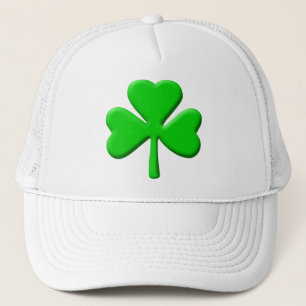 3d Shamrock Trucker Hat