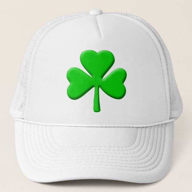 3d Shamrock Trucker Hat (Front)