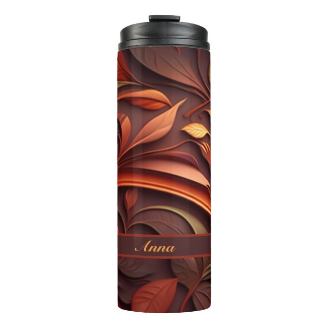3D sheets and refills Thermal Tumbler (Front)