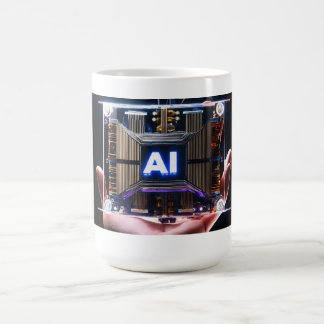3d Sign Detailed TEXT _AIA_ __fully transparent wi Coffee Mug