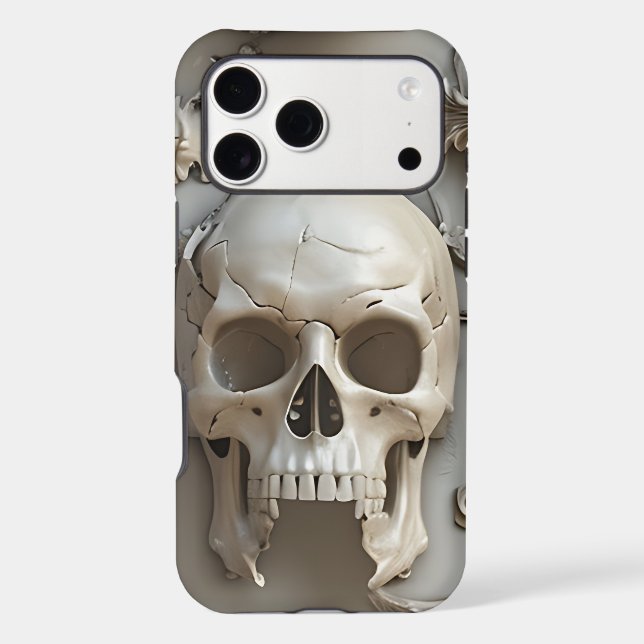 *3D Skull Case-Mate iPhone Case (Back)