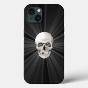3D Skull Glowing iPhone 13 Case