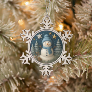 3d Snowman Christmas Gift Ornament