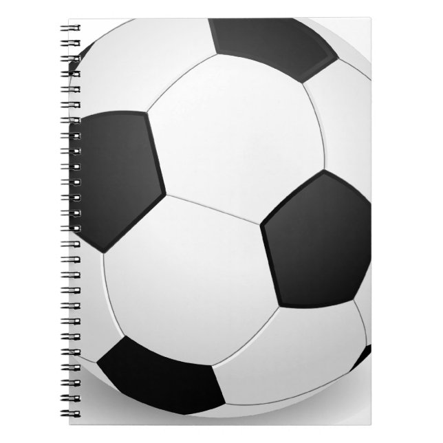 3D Soccer Ball Notebook (Front)