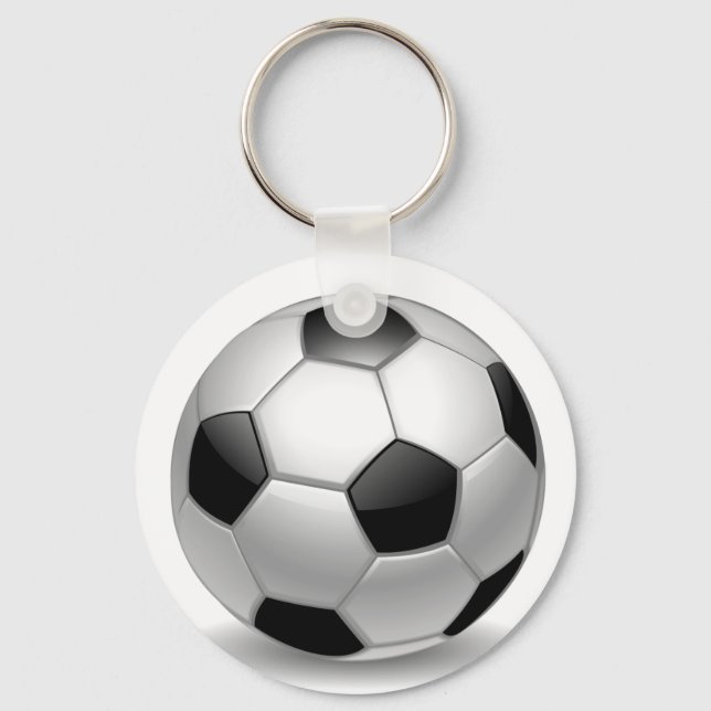 3D Soccer Football Key Ring (Front)