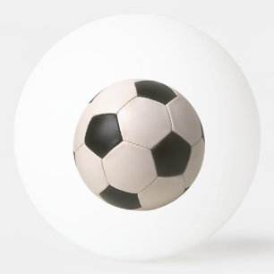 3D Soccerball Black White Football Ping Pong Ball