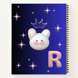 3D Soft Cute notebook - Rabbit