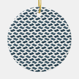 3d solar panel pattern. ceramic tree decoration