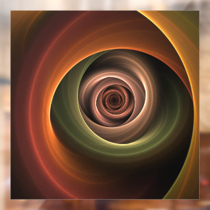 3D Spiral Abstract Warm Colours Modern Fractal Art