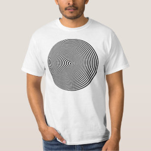 3D Spiral Optical Illusion T-Shirt