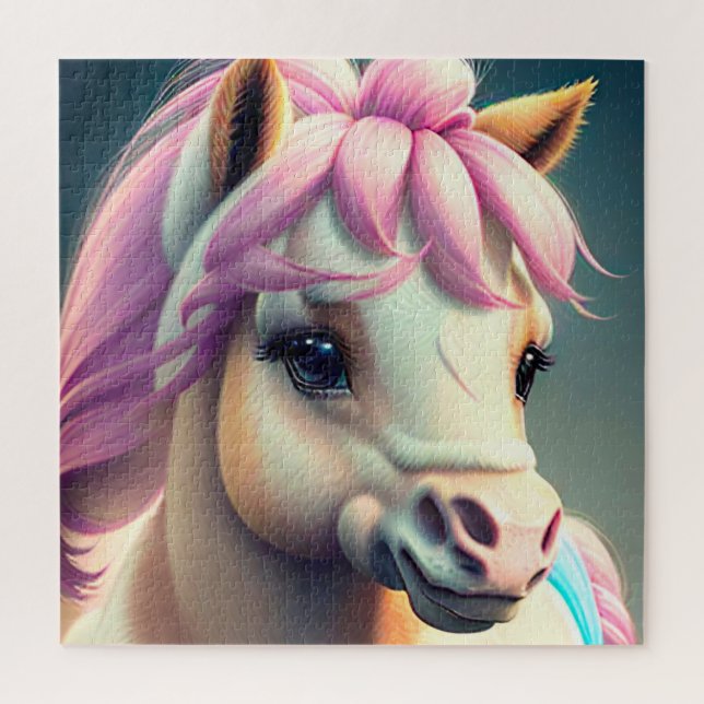 3D Spirit Pony 1 Jigsaw Puzzle (Vertical)