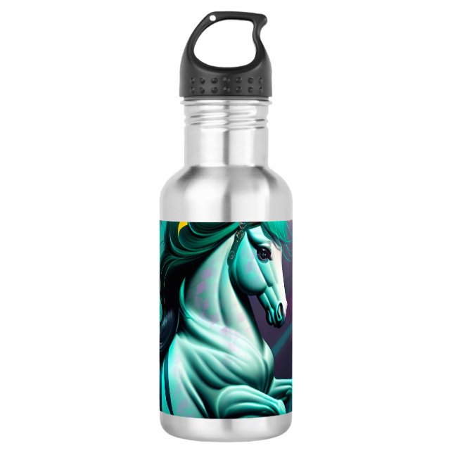 3D Spirit Pony 24 710 Ml Water Bottle (Front)