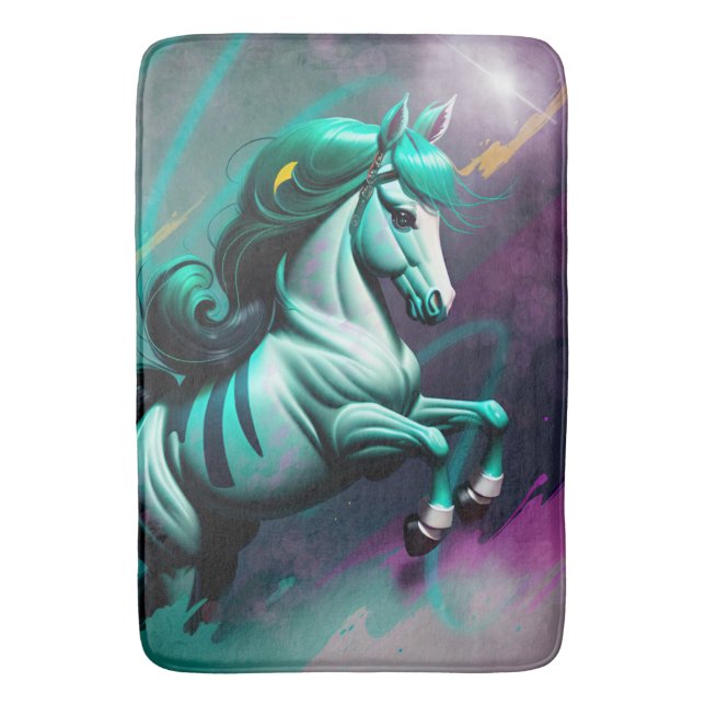 3D Spirit Pony 24 Bath Mat (Front Vertical)