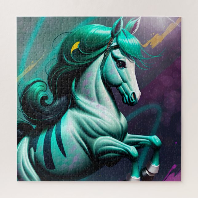 3D Spirit Pony 24 Jigsaw Puzzle (Vertical)