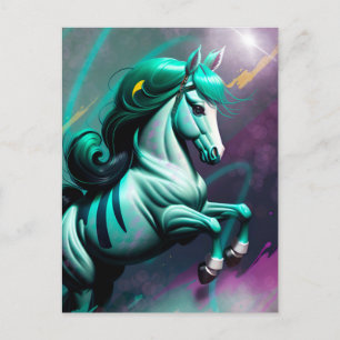 3D Spirit Pony 24 Postcard