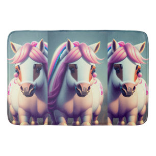 3D Spirit Pony 2 Bath Mat