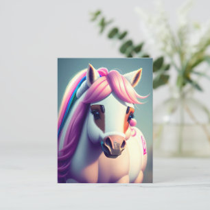 3D Spirit Pony 2 Postcard