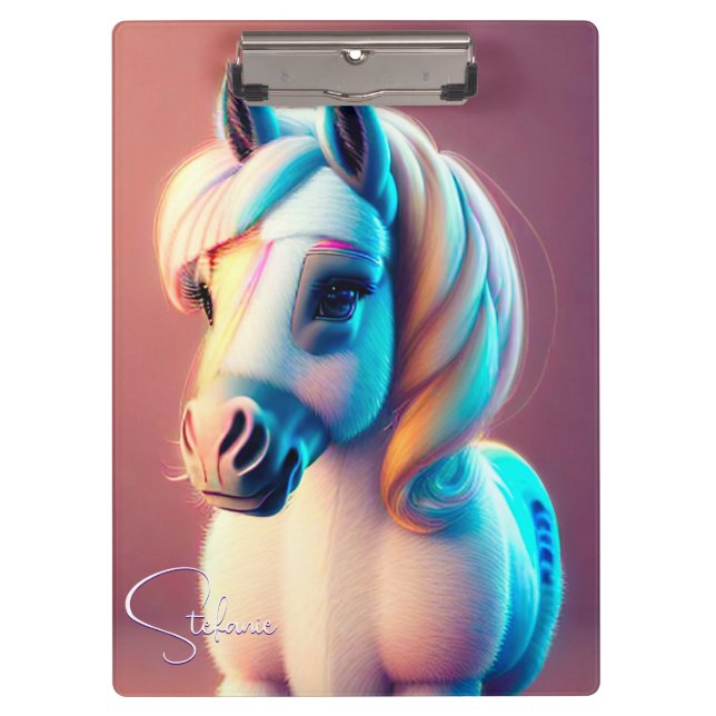 3D Spirit Pony 3 Clipboard (Front)