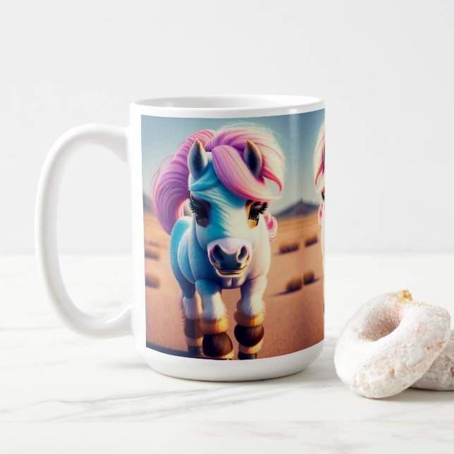 3D Spirit Pony 4 Coffee Mug (With Donut)