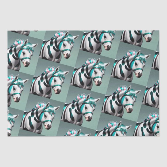 3D Spirit Pony 7 Tissue Paper (Front)