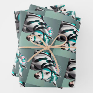3D Spirit Pony 7 Wrapping Paper Sheet
