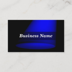 3D Spotlight (Blue) Business Card