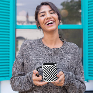 3d Square Illusion Pattern Mug