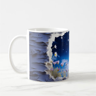 3D Starry Night design Coffee Mug