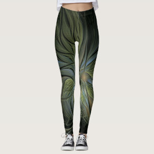 3d Stunning Boho pattern in Black Leggings