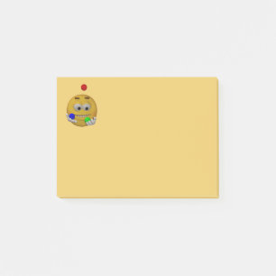 3d Style Juggling Emoticon Post-it Notes