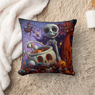 3D Sugar Skull  Cushion