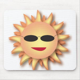 3D Sun Mousepad