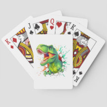 3D T-Rex Dinosaur Wall Smash Boys Kids T-Shirt