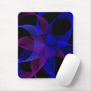 3D To 2D Cylinder Ring Geometric Mouse Pad