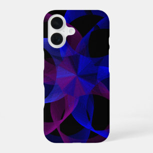 3D To 2D Geometric Cylinder iPhone 16 Case