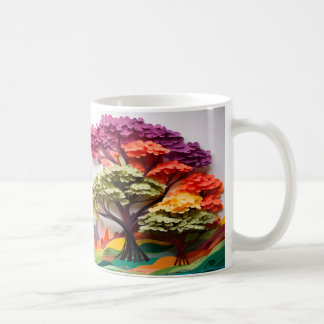 3D tree Coffee Mug