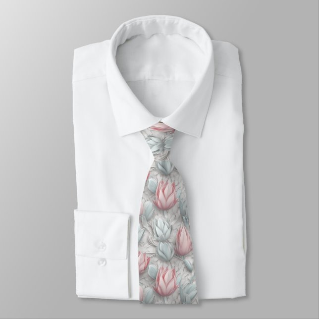 3d tulips  tie (Tied)